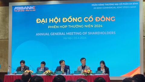 ĐHĐCĐ ABBank: Mục tiêu lợi nhuận năm 2024 tăng gấp đôi năm ngoái, vốn hoá đạt 3 tỷ USD đến năm 2028