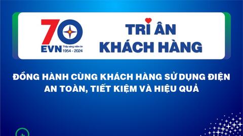 EVN triển khai tháng tri ân khách hàng 2024