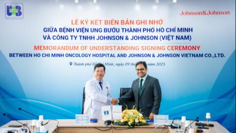 Johnson & Johnson ký kết Biên bản ghi nhớ hợp tác đầu tiên với Bệnh viện Ung bướu TP Hồ Chí Minh