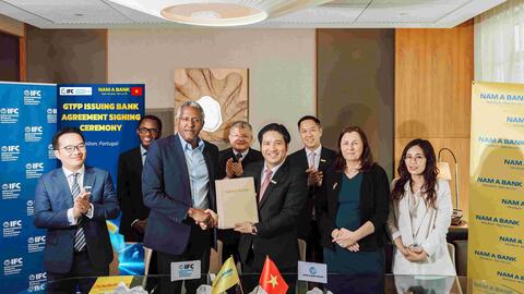 Nam A Bank gia nhập mạng lưới tài trợ thương mại toàn cầu