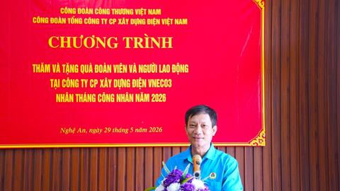 Công đoàn Công Thương Việt Nam thăm hỏi người lao động VNECO3