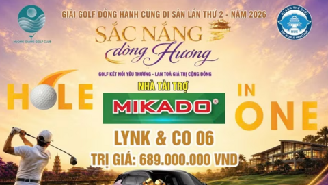 Sắp diễn ra Giải Golf 'Đồng hành cùng Di sản lần thứ 2' tại TP Huế