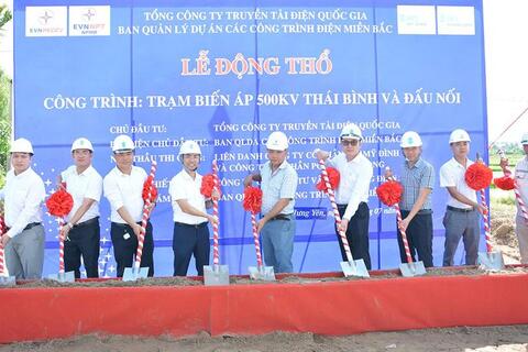 EVNNPT khởi công Dự án Trạm biến áp 500kV Thái Bình