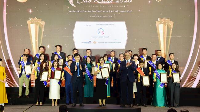 “Vay mua nhà trên kênh số” của VietinBank được vinh danh tại Sao Khuê 2026
