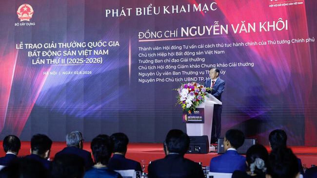 Nhiều doanh nghiệp được vinh danh tại Giải thưởng Quốc gia Bất động sản Việt Nam