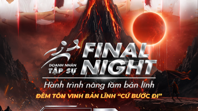 Chính thức mở đơn đăng ký Final Night Doanh Nhân Tập Sự 2026: Đêm tôn vinh bản lĩnh "cứ bước đi"