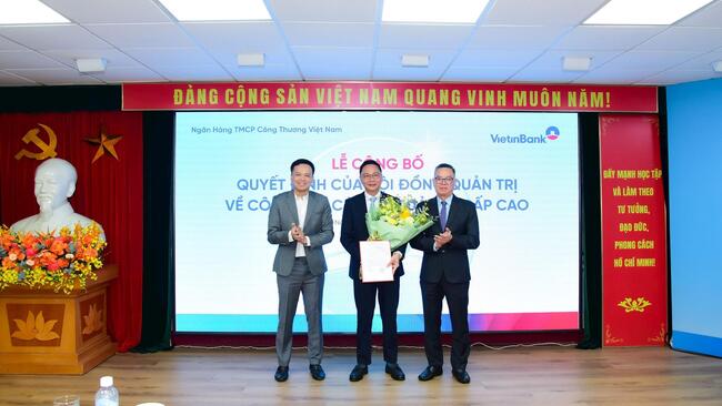 Ông Nguyễn Thanh Tùng giữ chức vụ Phó Tổng Giám đốc VietinBank