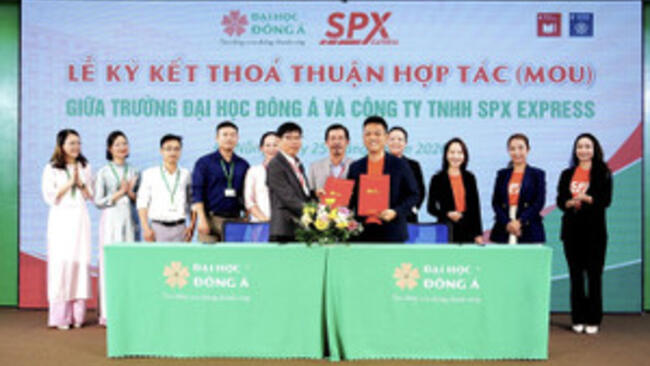 SPX Express cùng Đại học Đông Á hợp tác phát triển nguồn nhân lực logistics