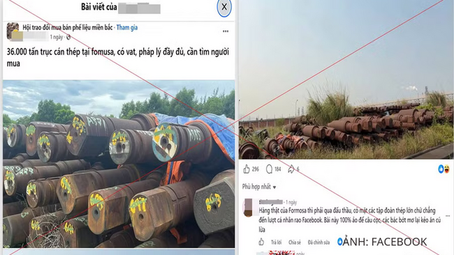 Formosa Hà Tĩnh cảnh báo tin giả rao bán 36.000 tấn thép