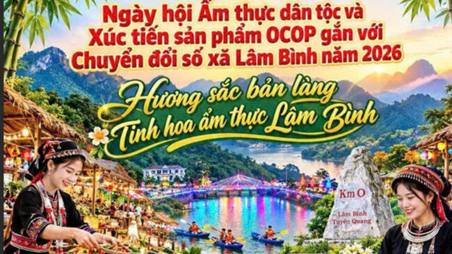 Quét QR thanh toán, khám phá hương vị bản làng tại Ngày hội ẩm thực Lâm Bình