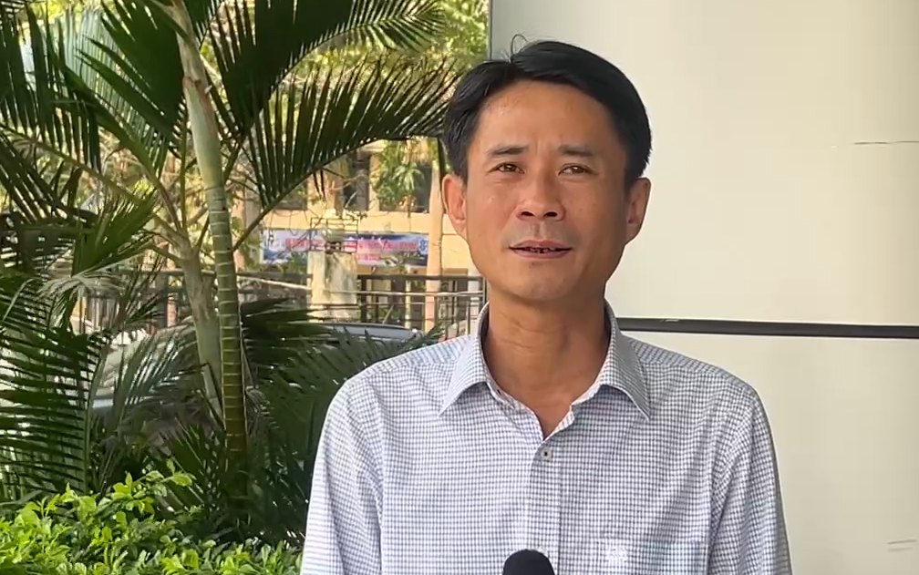 Ông Nguyễn Đức Hòa - Phó Trưởng phòng Dự báo khí hậu, Trung tâm Dự báo Khí tượng Thủy văn Quốc gia - cung cấp thông tin dự báo xu thế nắng nóng. Ảnh: An An