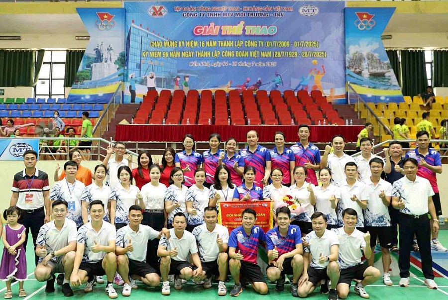 Đội thể thao Cơ quan Công ty đoạt giải nhất toàn đoàn