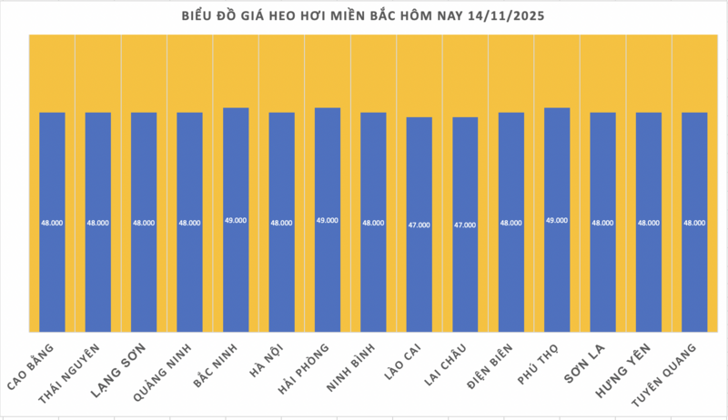 Giá heo hơi hôm nay 14/11/2025: Chững lại trên cả nước - 1