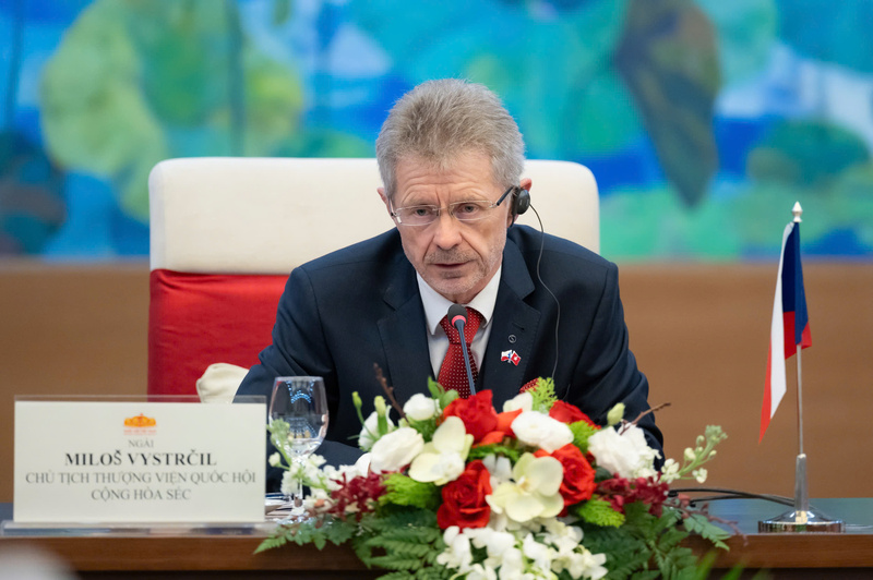 Chủ tịch Thượng viện Quốc hội Cộng hòa Séc Milos Vystrcil. Ảnh: VPQH