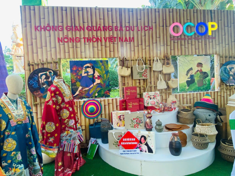 Không gian quảng bá du lịch nông thôn Việt Nam. Ảnh: Nguyễn Phượng.