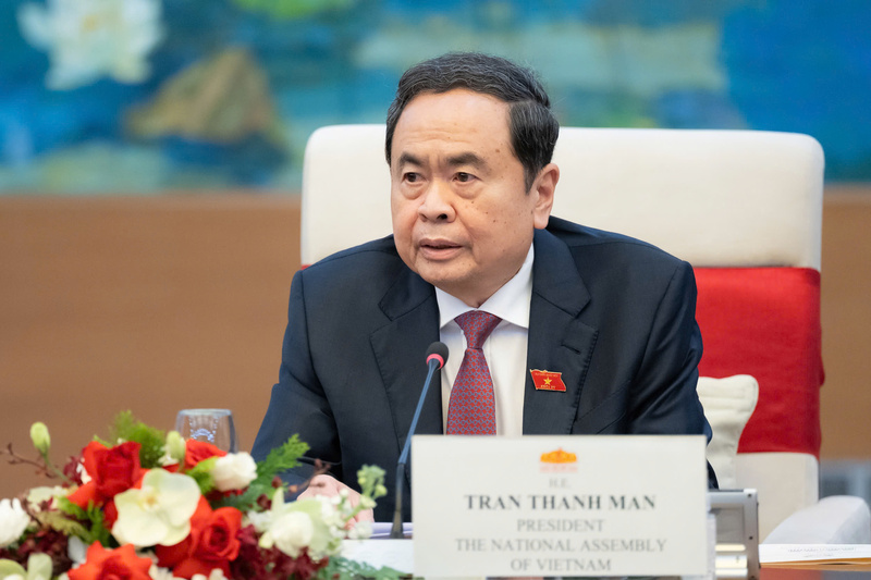 Chủ tịch Quốc hội Trần Thanh Mẫn. Ảnh: VPQH