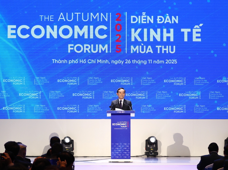 Bí thư Thành ủy TP. Hồ Chí Minh Trần Lưu Quang phát biểu khai mạc diễn đàn.