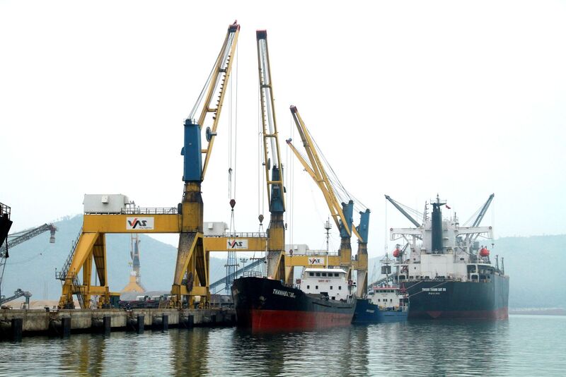 Một góc cảng Nghi Sơn. Ảnh: internet