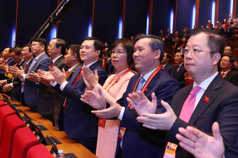 Chùm ảnh: Khai mạc trọng thể Đại hội đại biểu toàn quốc lần thứ XIV của Đảng - 12