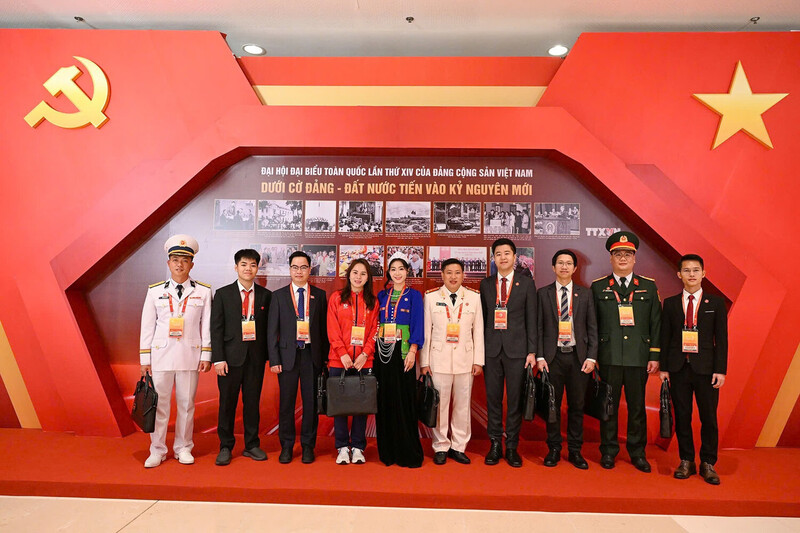 Hình ảnh các đoàn đại biểu dự Đại hội.