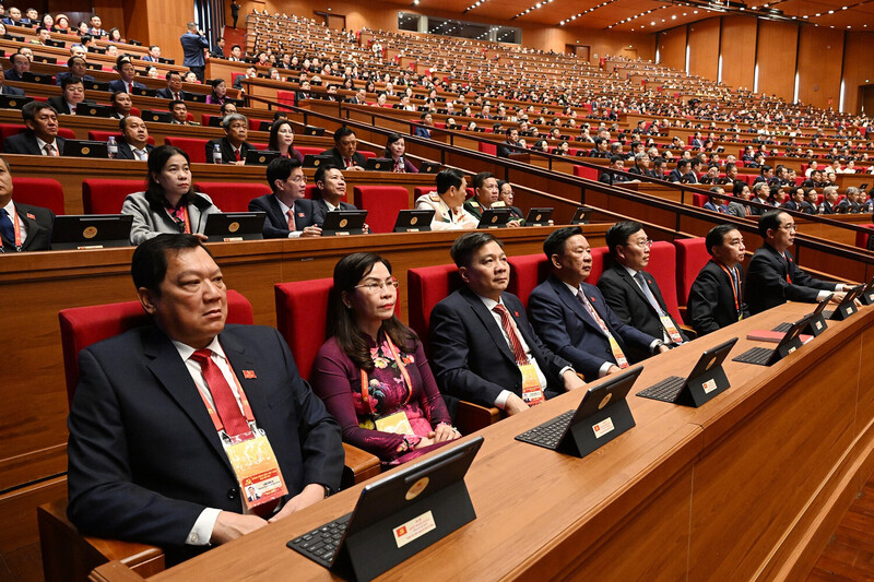 Chùm ảnh: Khai mạc trọng thể Đại hội đại biểu toàn quốc lần thứ XIV của Đảng - 14