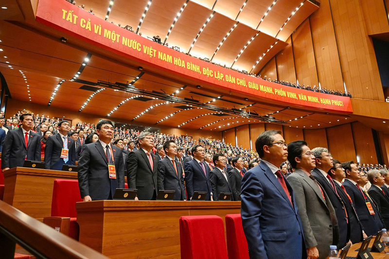 Chùm ảnh: Khai mạc trọng thể Đại hội đại biểu toàn quốc lần thứ XIV của Đảng - 10