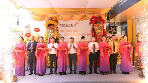 BAC A BANK khai trương chi nhánh mới mở rộng mạng lưới đến vùng Tây Bắc