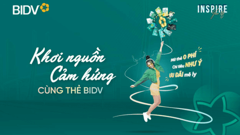 Mở thẻ tín dụng BIDV được tặng tới 2 triệu đồng