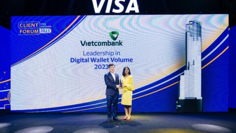 Visa vinh danh Vietcombank ở 12 hạng mục giải thưởng