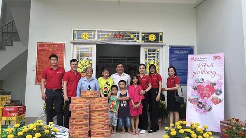 SeABank mang hơi ấm mùa xuân đến những hoàn cảnh khó khăn