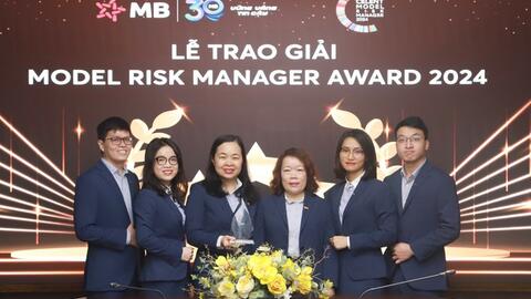 MB thắng giải thưởng quốc tế danh giá về quản trị rủi ro