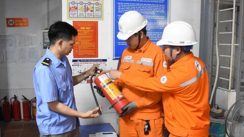 EVNHANOI khuyến cáo phòng cháy chữa cháy khi sử dụng điện
