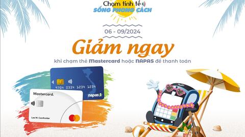 NAPAS và Mastercard triển khai thanh toán không tiếp xúc trên toàn quốc