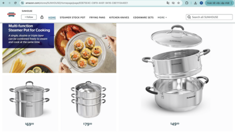 Amazon ghi nhận doanh số kỷ lục mùa Prime Day 2024, Sunhouse của Shark Phú bán được nhiều gấp rưỡi, túi nhựa sinh học Aneco bán được 2.000 sản phẩm
