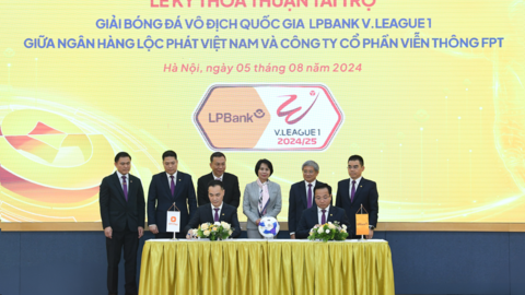 LPBank trở thành nhà tài trợ chính Giải bóng đá Vô địch Quốc gia LPBank V.League1 – 2024/25
