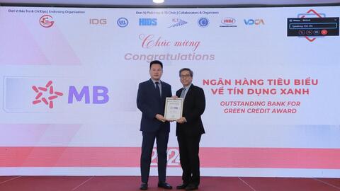 MB được vinh danh "Ngân hàng Việt Nam tiêu biểu 2024"