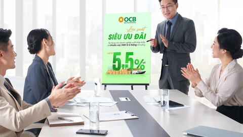 Doanh nghiệp vay vốn với lãi suất cố định chỉ từ 5,5%/năm
