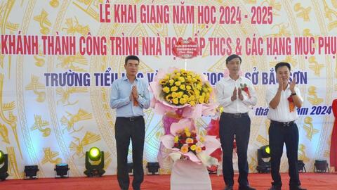 Phân bón Cà Mau đồng hành cùng giáo dục xã Bắc Sơn