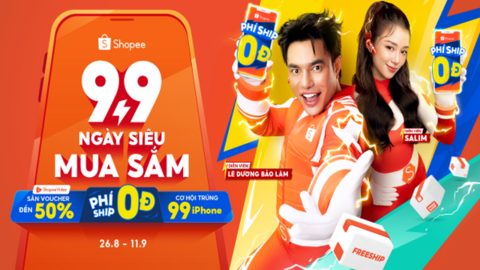 Shopee khởi động 9.9 Ngày Siêu Mua Sắm