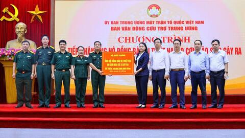 MB ủng hộ hơn 14 tỷ đồng cho đồng bào vùng bão lũ