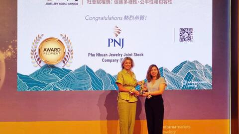 Lần đầu tiên PNJ được vinh danh tại JWA 2024