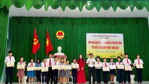 Nhà máy Nhiệt điện Vĩnh Tân 4 “tiếp bước" em đến trường