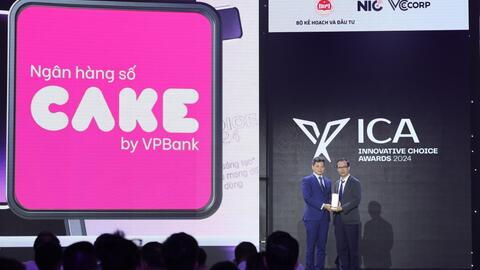 Cake thắng giải Ngân hàng công nghệ của năm tại Better Choice Awards 2024