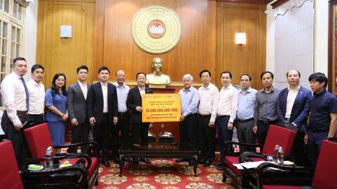 T&T, SHB và hệ sinh thái của bầu Hiển ủng hộ 20 tỷ đồng khắc phục thiệt hại bão lũ