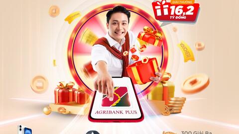 Cơ hội "rinh" iPhone 16 khi mở tài khoản Plus trên Agribank Plus