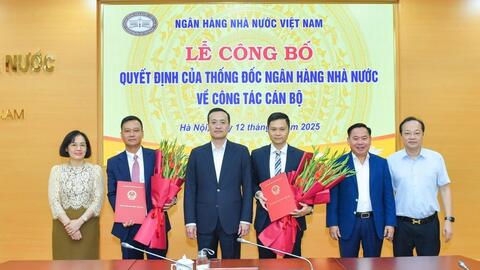 Thanh tra Ngân hàng Nhà nước có thêm 2 lãnh đạo mới