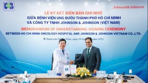 Johnson & Johnson ký kết Biên bản ghi nhớ hợp tác đầu tiên với Bệnh viện Ung bướu TP Hồ Chí Minh