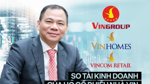 Đọ khả năng kiếm tiền về cho tỷ phú Phạm Nhật Vượng của 3 cổ phiếu lớn "họ nhà Vin" trên sàn chứng khoán