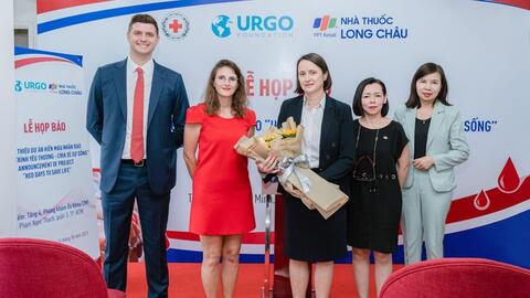 FPT Long Châu và Quỹ Urgo Foundation hợp lực bổ sung nguồn máu nhân đạo