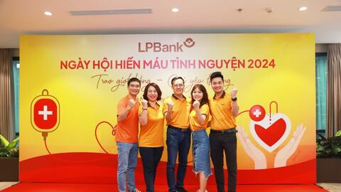 LPBank tổ chức Ngày hội hiến máu tình nguyện 2024 - “Trao giọt hồng - Gửi yêu thương”